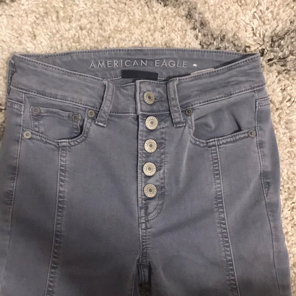 COPY - Navy/gray/blue American eagle denim jeans - Picture 2 of 7